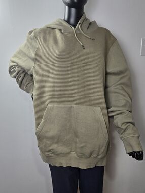 Men's Casual Peter Werth London Olive Hooded Sweater